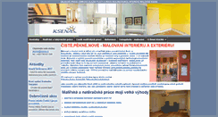 Desktop Screenshot of malovani.ksena.cz